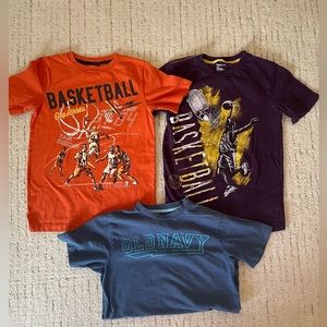 Set of 3 short sleeve T-shirts, Gap and Old Navy, size medium (8)